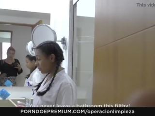 Operacion limpieza - colombiano sirvienta seducir y follada duro por employer
